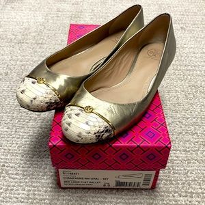 Tory Burch Champagne Ballet Flat